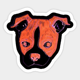 Boston Terrier Puppy 2 Sticker